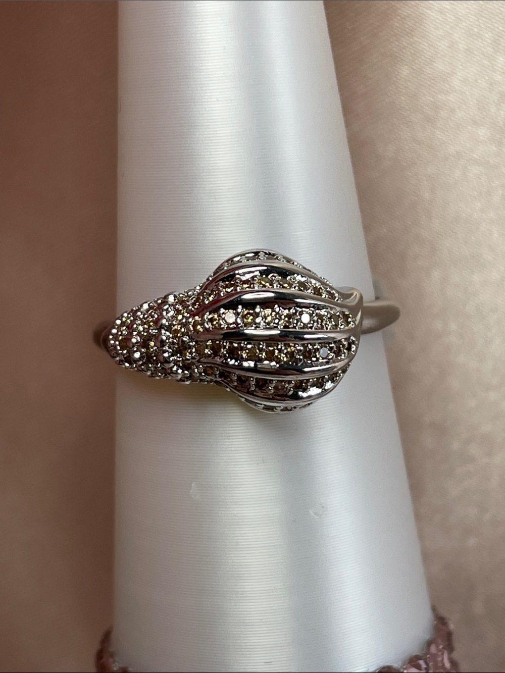 Bomb Party RETRO "Ocean's Treasure" RBP 2587 Diamond CZ on Rhodium